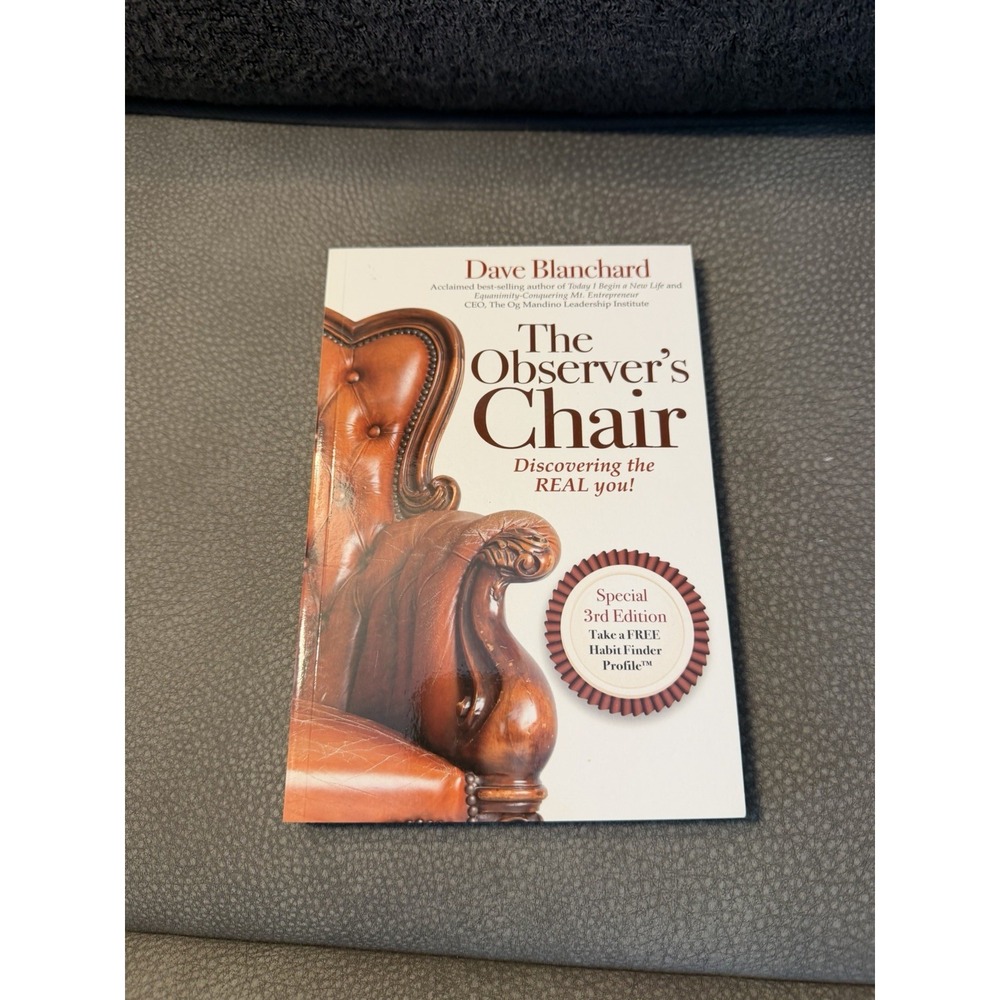 THE OBSERVER'S CHAIR - DISCOVERING THE REAL‎ YOU By Dave Blanchard **BRAND NEW**